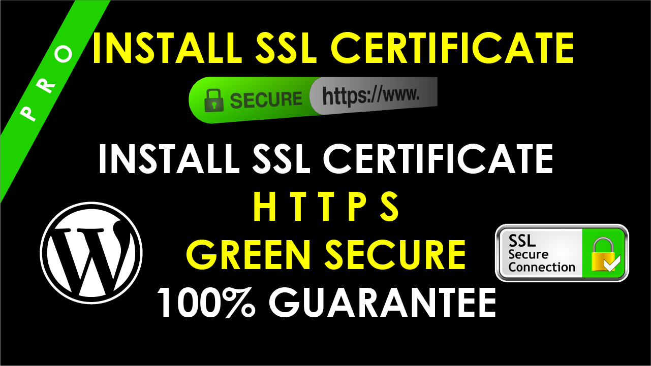 Install SSL certificate https on your wordpress website