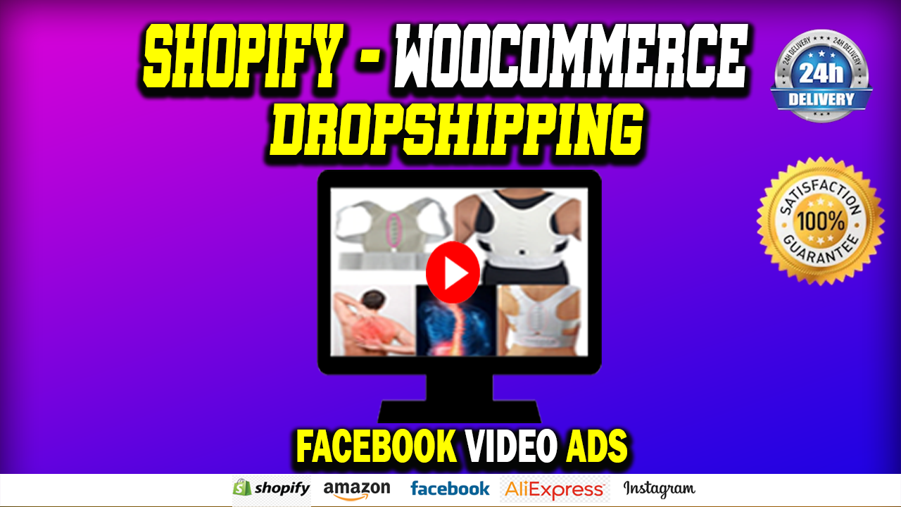 I will make dropshipping products video ad for FB