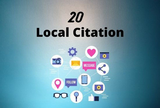 I will manually do 20 local citation or Business listing for all country 