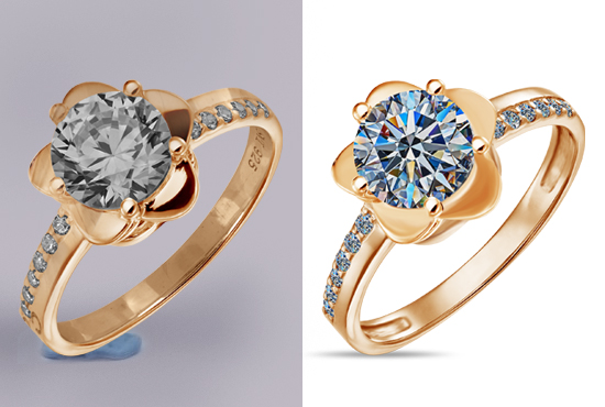 jewelry retouching service