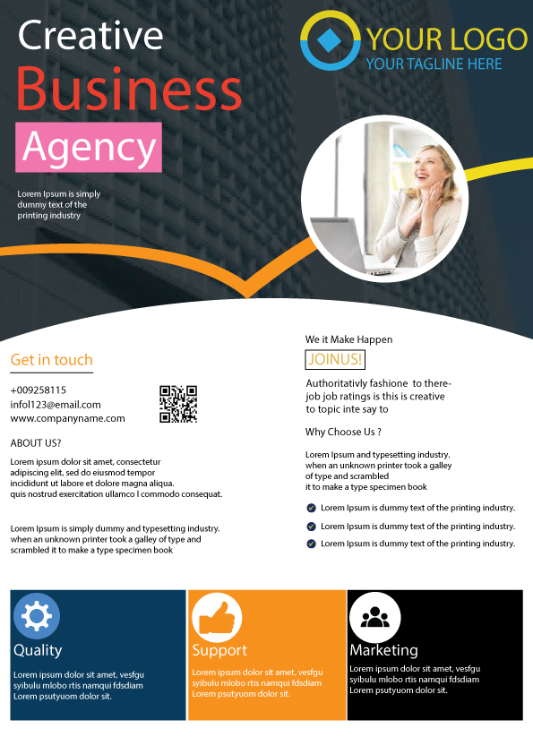 I will design flyer, brochure, booklet flyer design for your organization or business