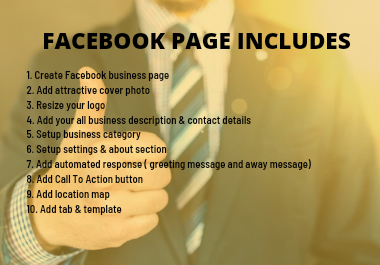 I will setup Facebook Business Page and Social Media Page