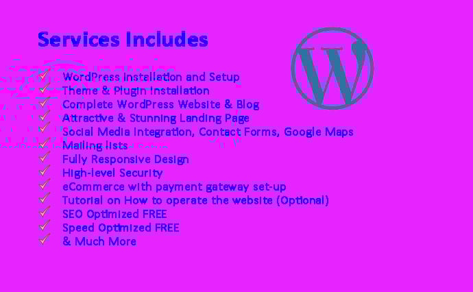 I will design Attractive and Responsive ECommerce WordPress Website