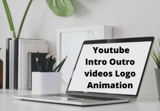 I will make stunning intro outro youtube video logo a...
