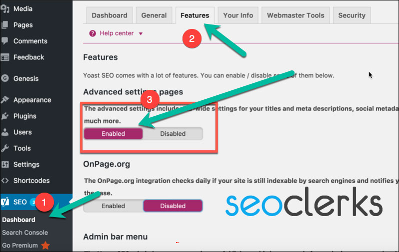 I will do wordpress yoast SEO on page