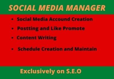 I will create your social media