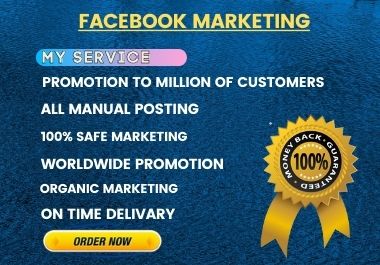 I will do social media marketing and promotion for your business 