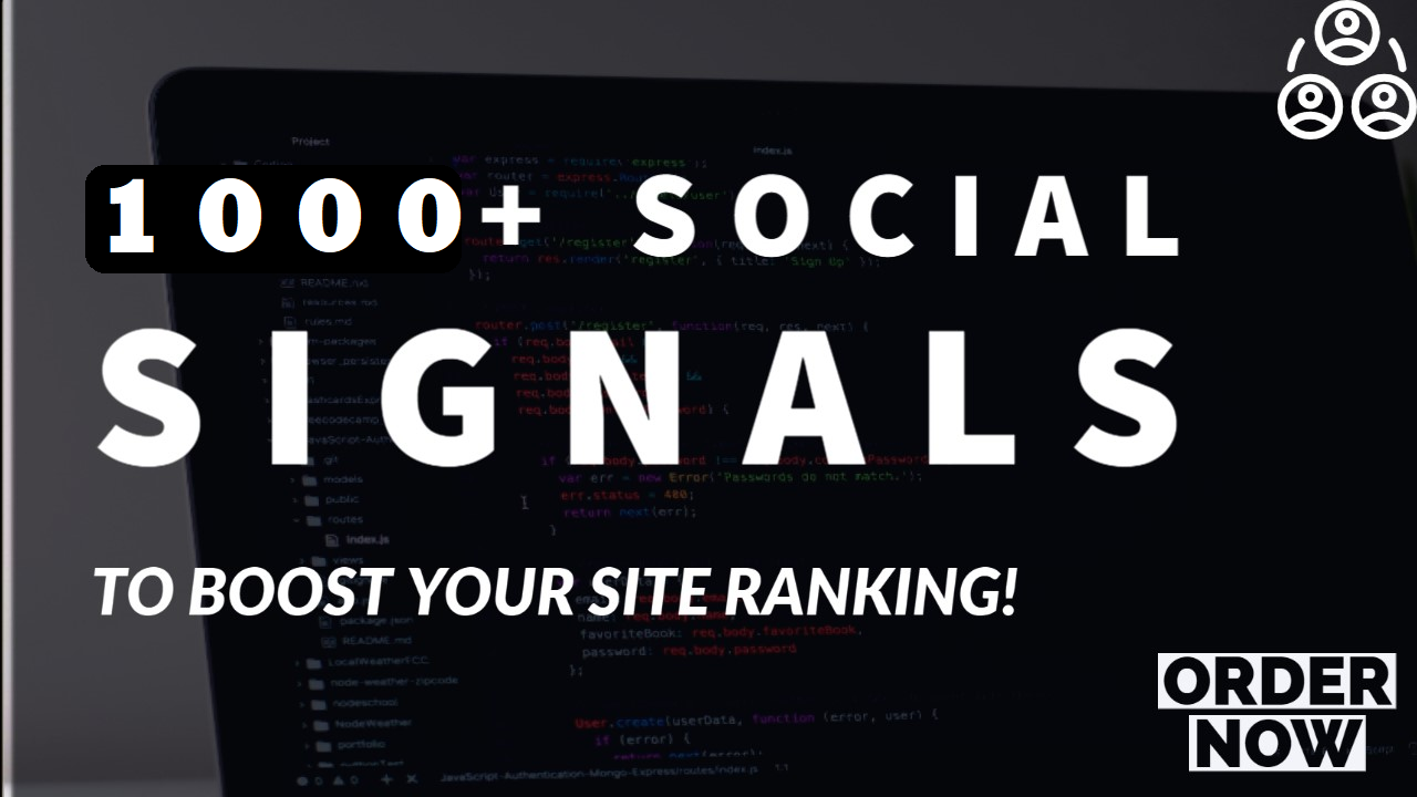 1000 social signals backlink, top 6 media sites
