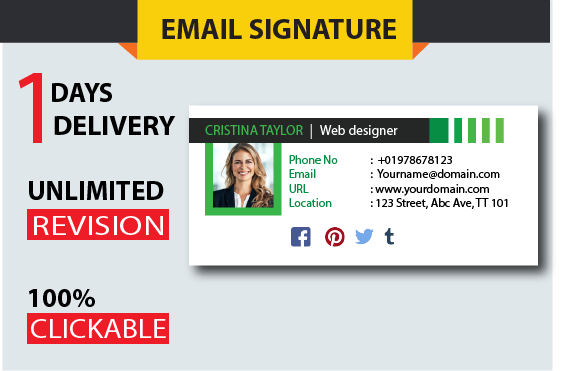  Clickable Email signature Fast