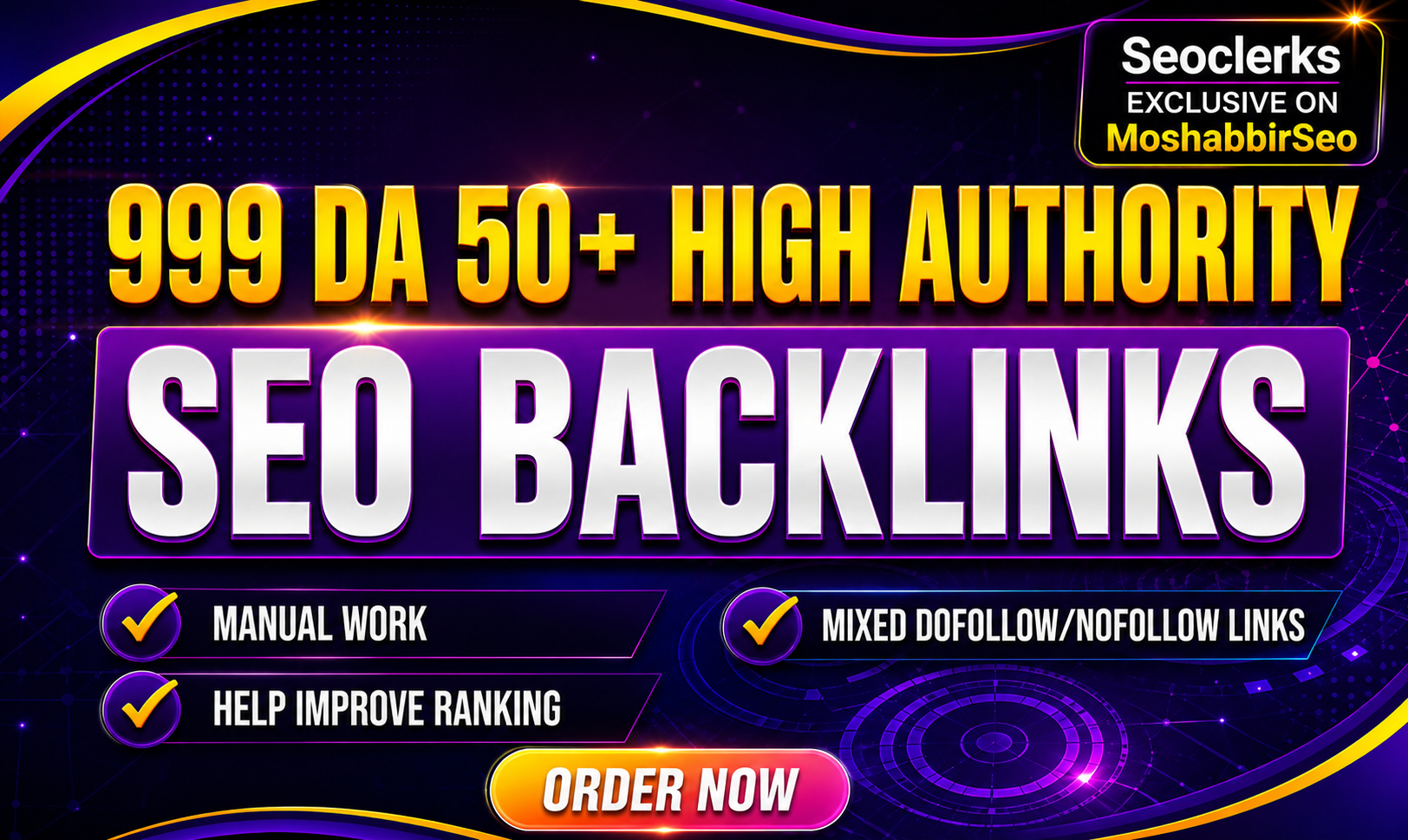 Get 999 DA50+ High Authority SEO Backlinks to Boost Ranking, Traffic & Authority Fast