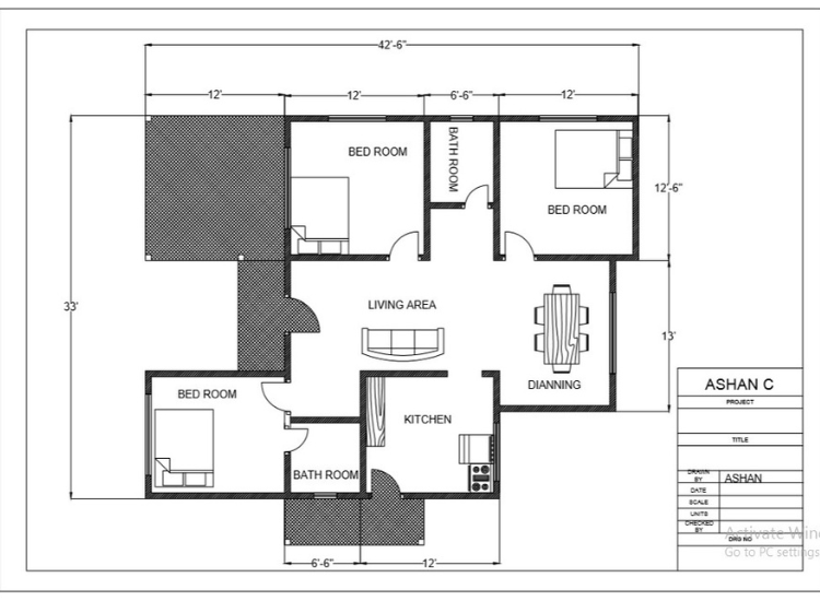 I will draw floor plans from AUTO CAD