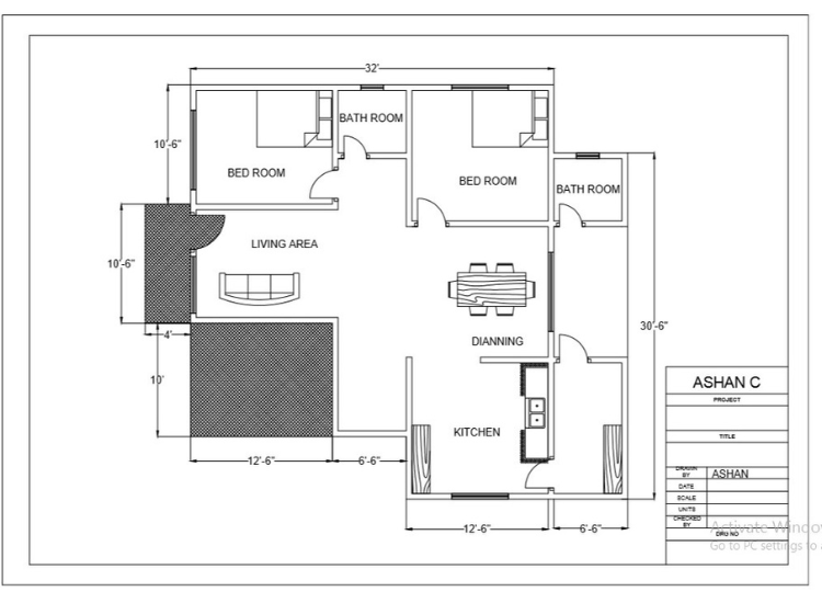 I will draw floor plans from AUTO CAD