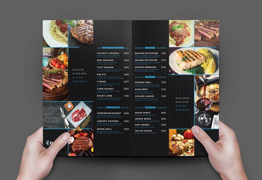 I will design restaurant food menu, flyer, poster for you