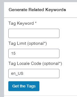 Google Related Keywords Generator plugin for Wordpress