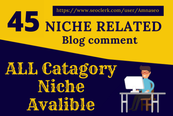 I will give 45 niche related high quality SEO backlinks 