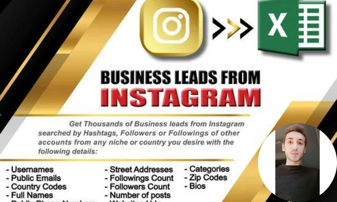 I will generate leads using instagram