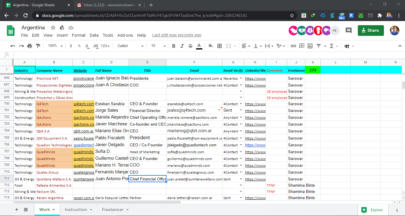 I will do Excel Data Entry and Web Research For Your Business