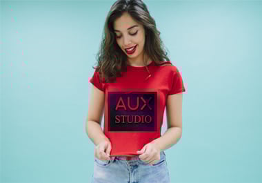 I will put your logo or your custom message on any celebrity Tshirt