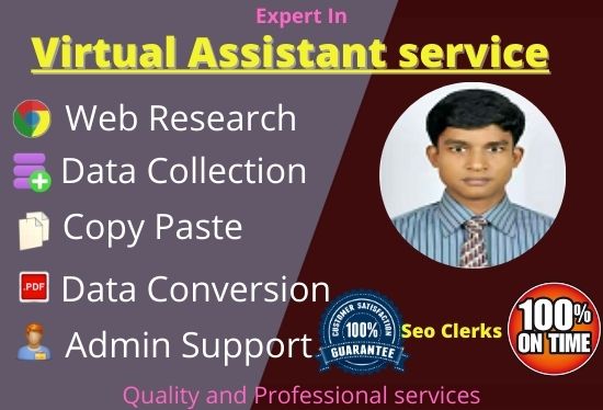 I will be your Virtual Assistant for admin support