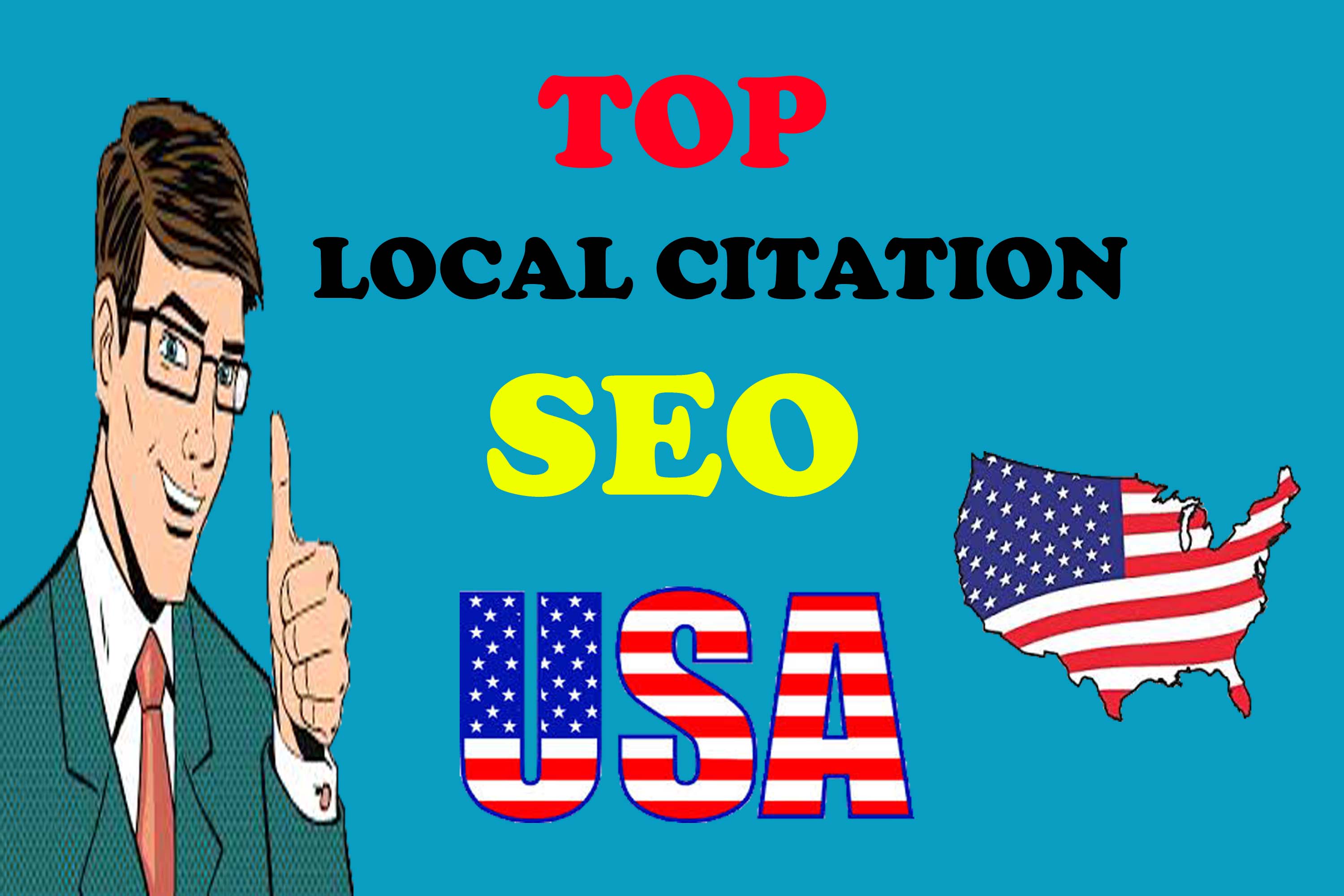 I will create Live Top 100 USA local citation or local SEO, map listing for your website