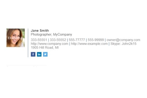 I will design a clickable HTML email signatures