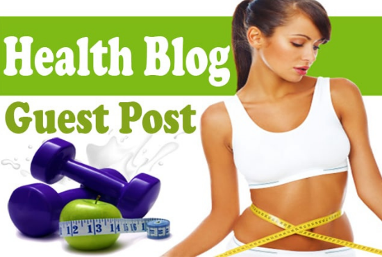 I will publish guest post on high DA health and fitness blog