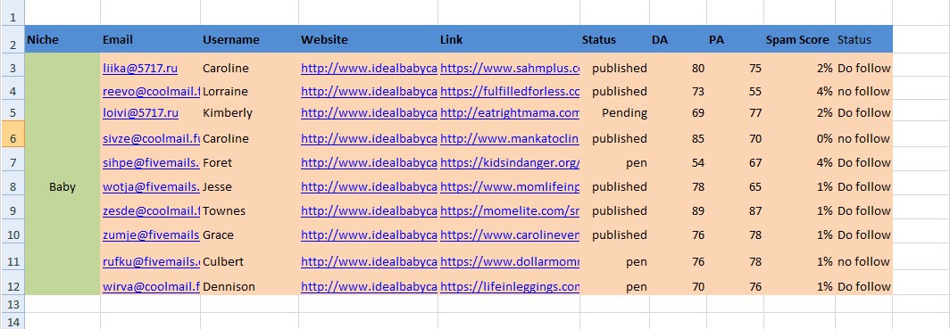 I will create blog comments or backlinks on related website 