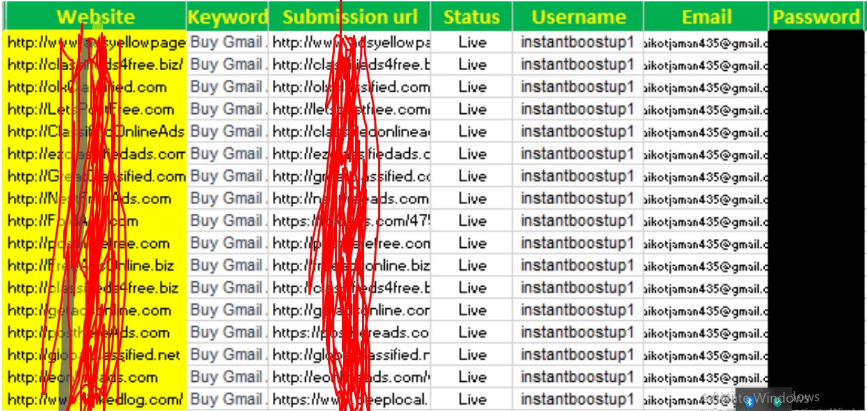 I Will Provide 100 Manual Classified Ads Posting for google rank