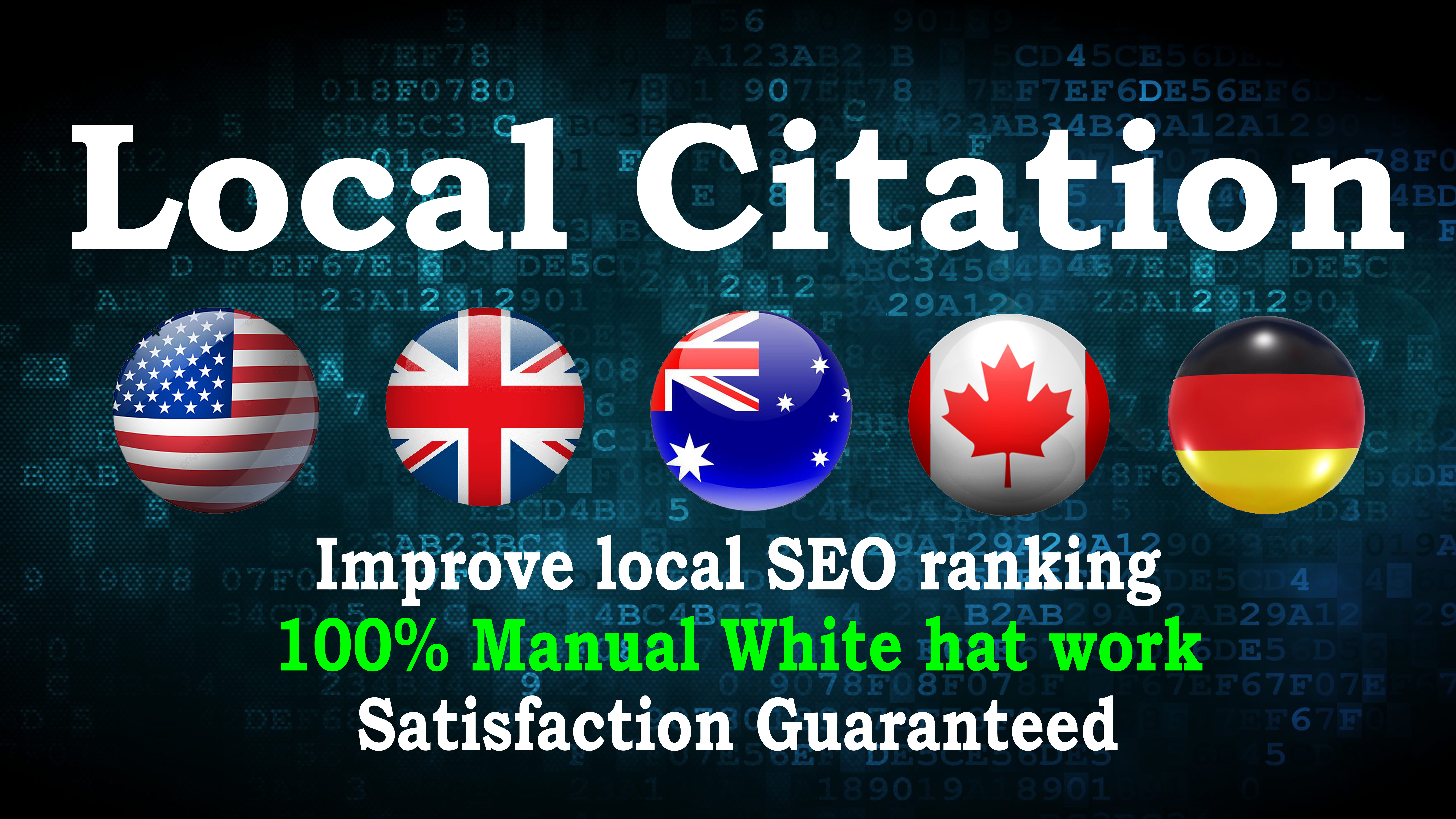 I will build live 200 Local citation, Linkbuilding or Business listing for your website