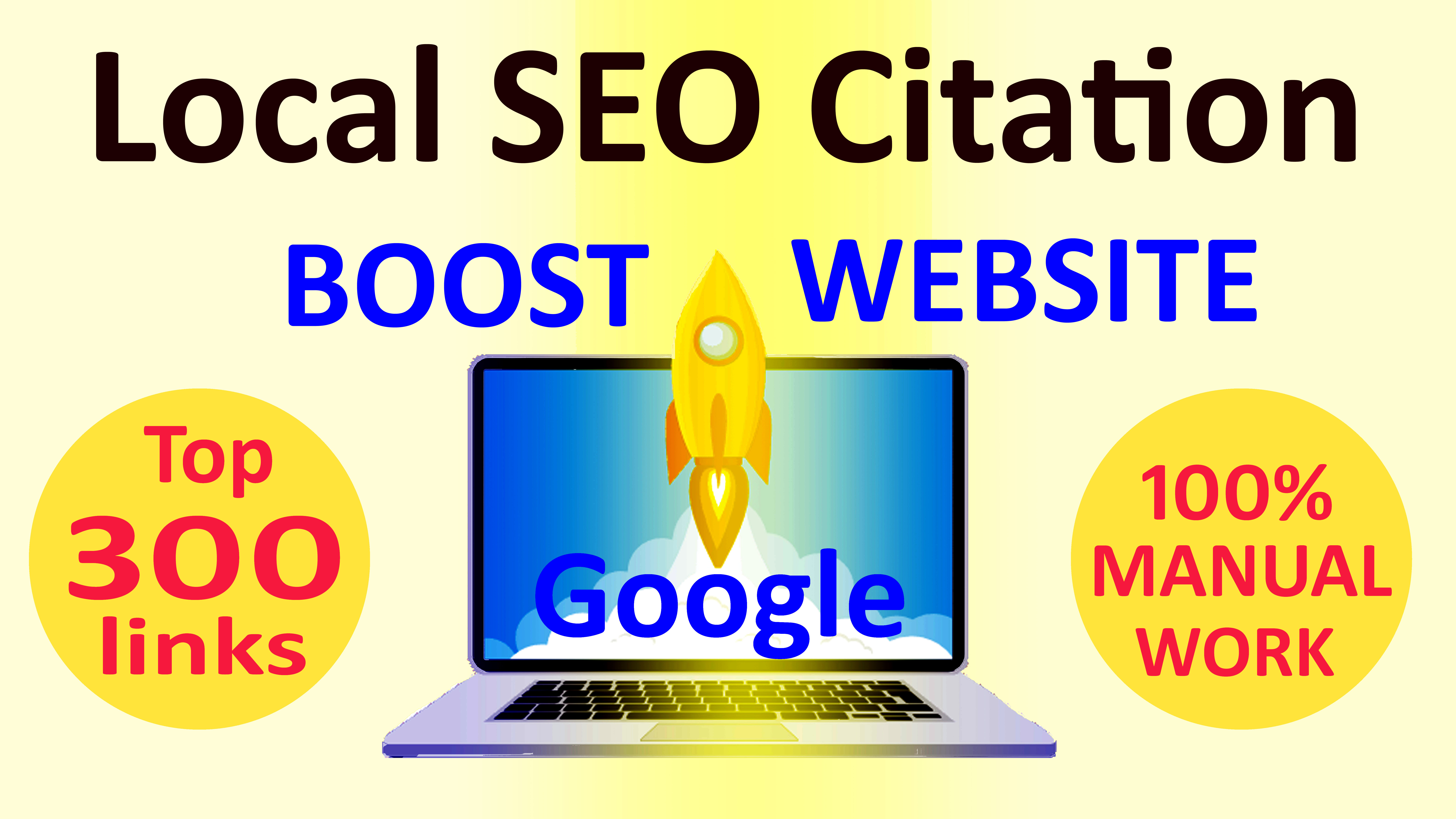 I Will Build Live Top 300 Local Citations or Business Listing for your Website