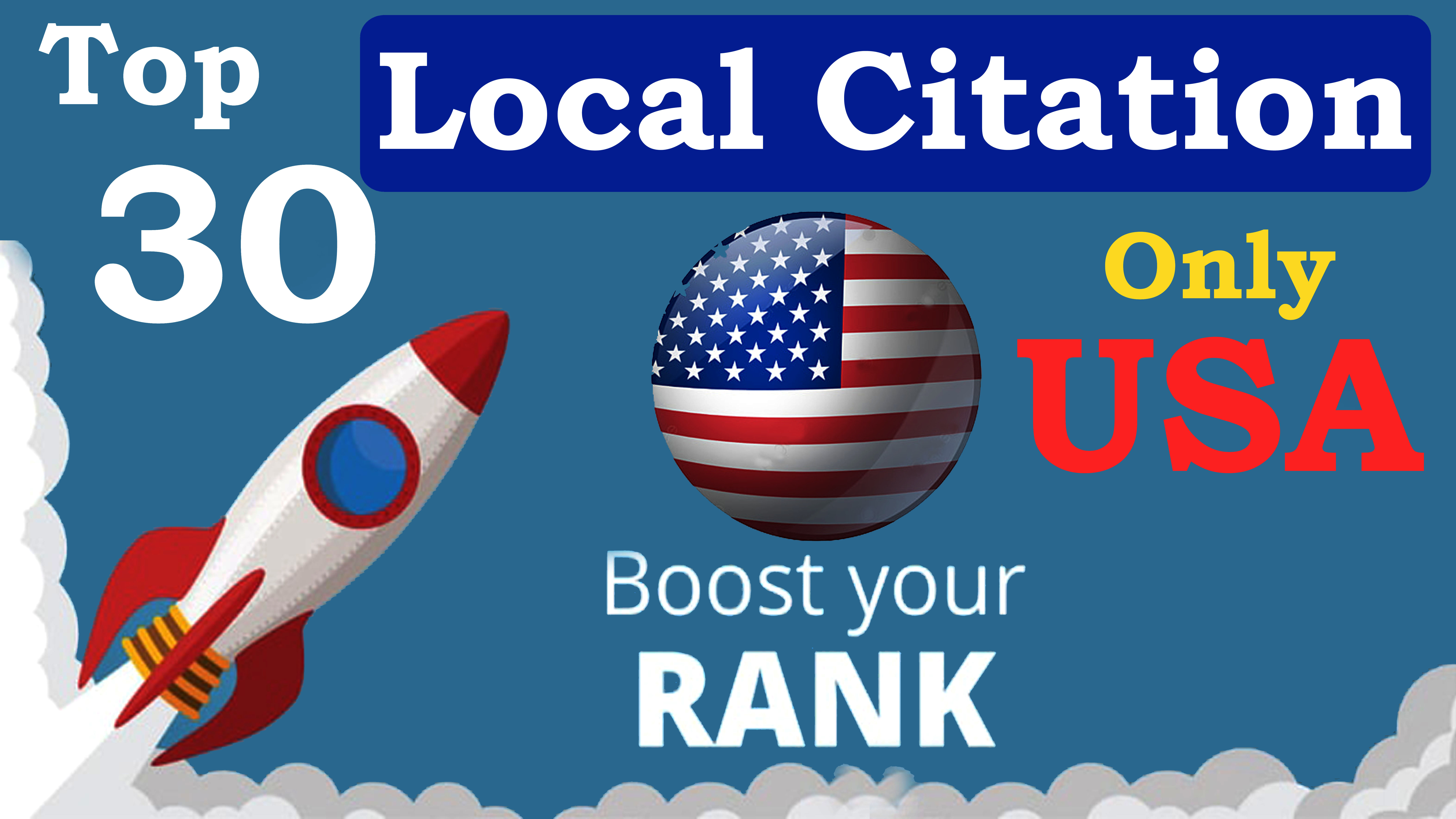 I Will Build Live Top 30 USA Local SEO Citation and Directory Submission