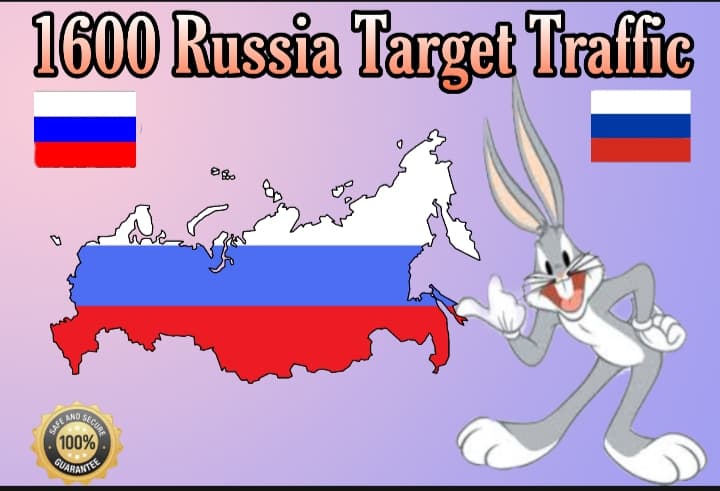 1600 TARGETED Russia traffic to your website or blog