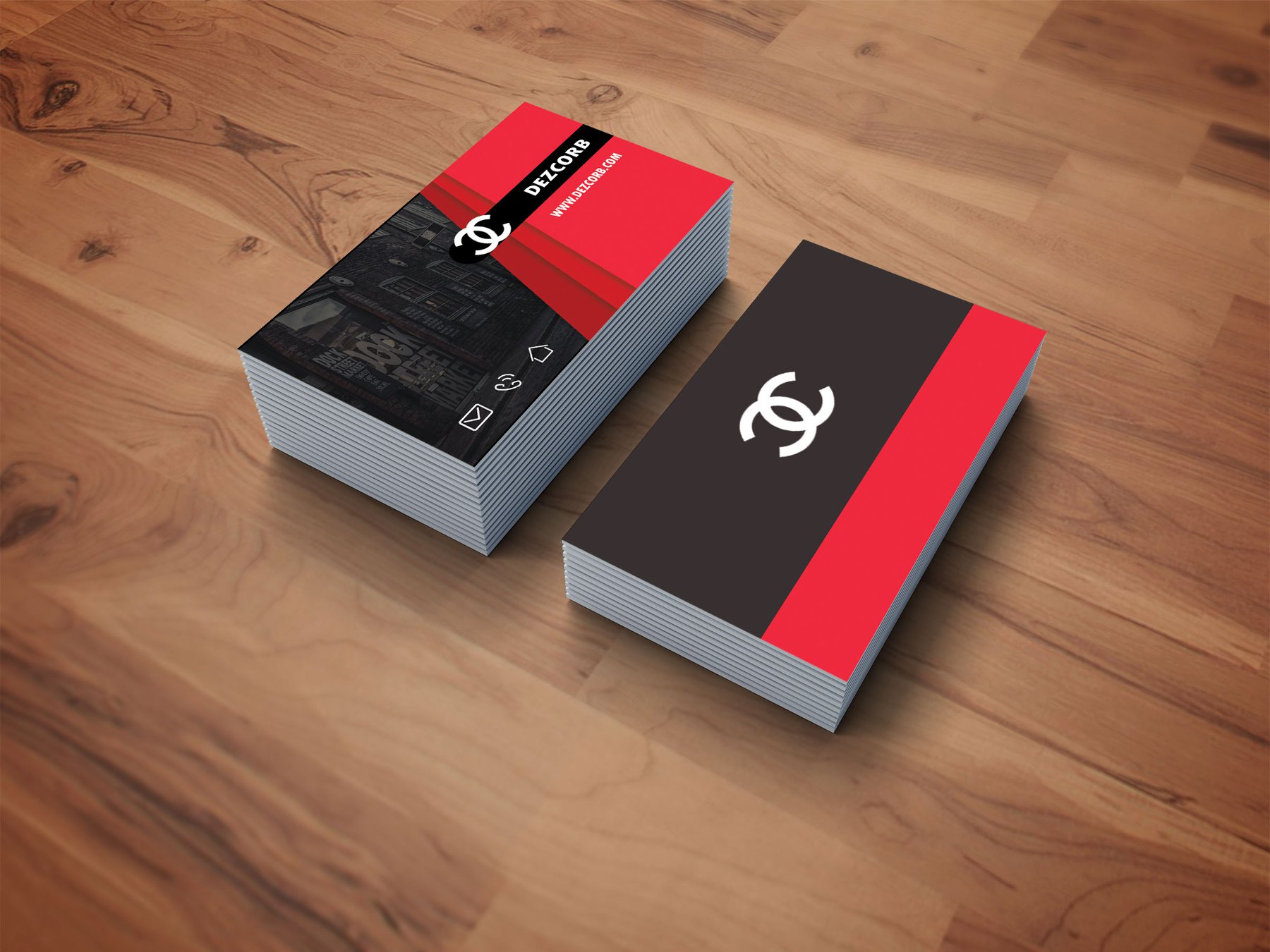 I will create a professional business card design for you