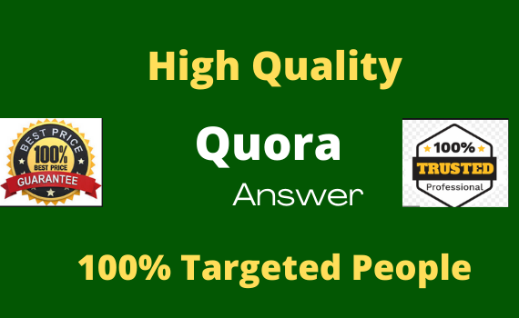 Provide 5 High Quality Quora Answer