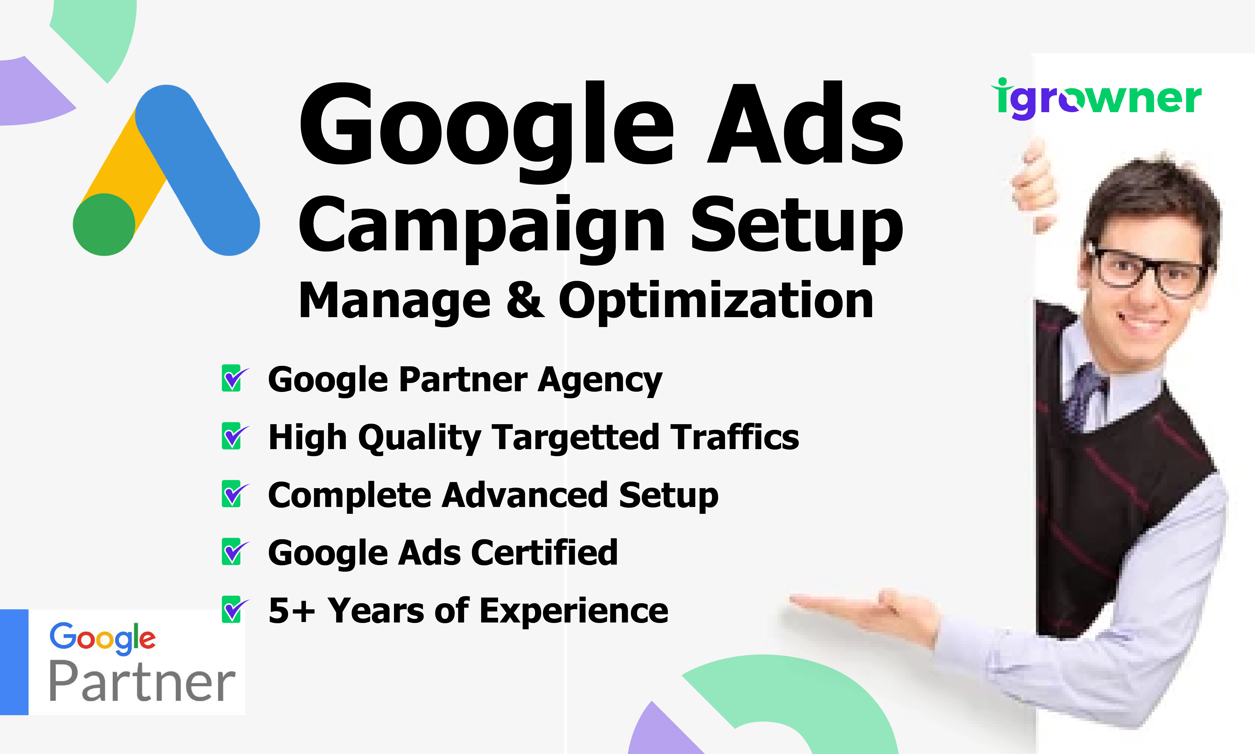Setup Google ads Adwords PPC campaigns for google top ranking
