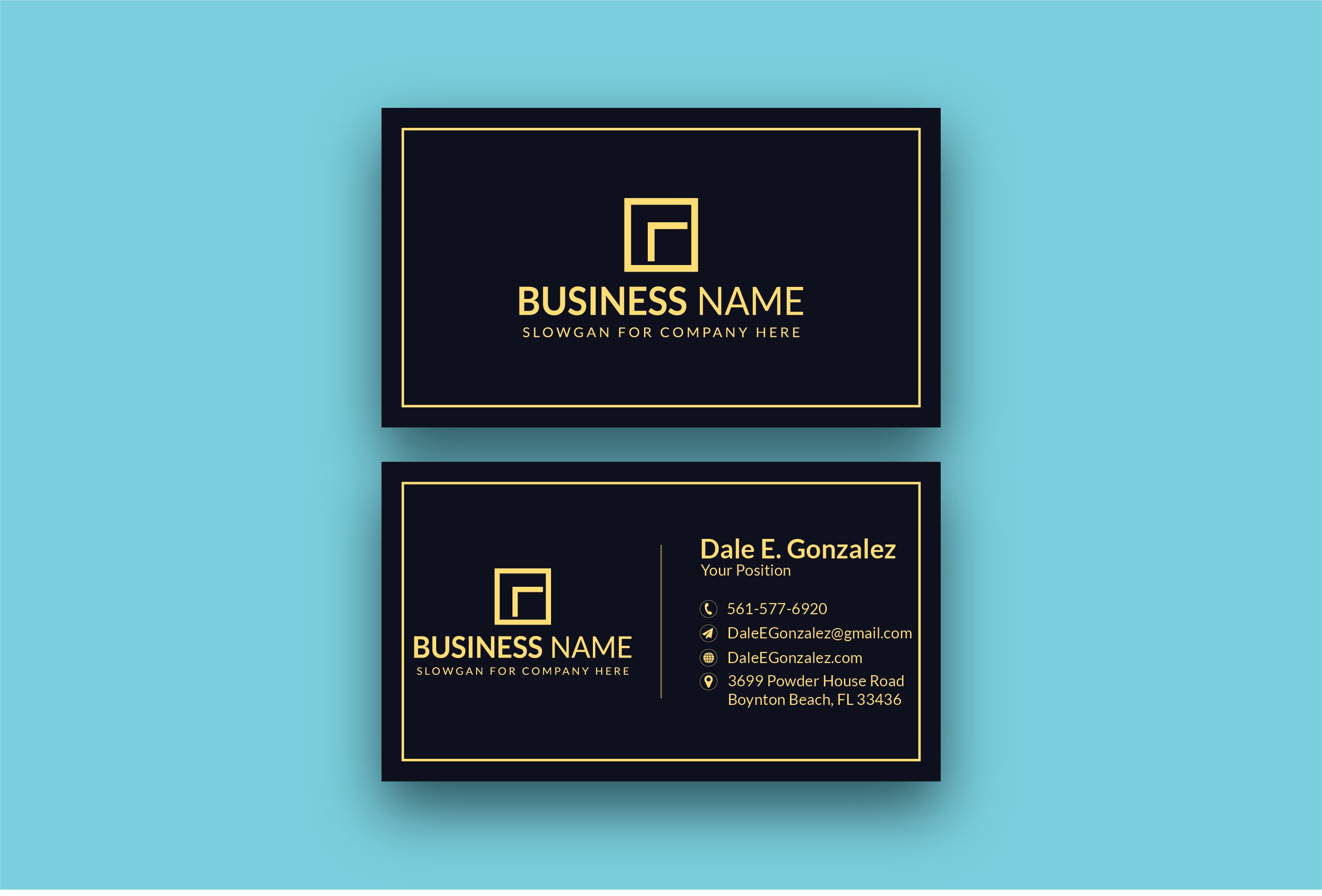 I will design outstanding luxury business card for you.