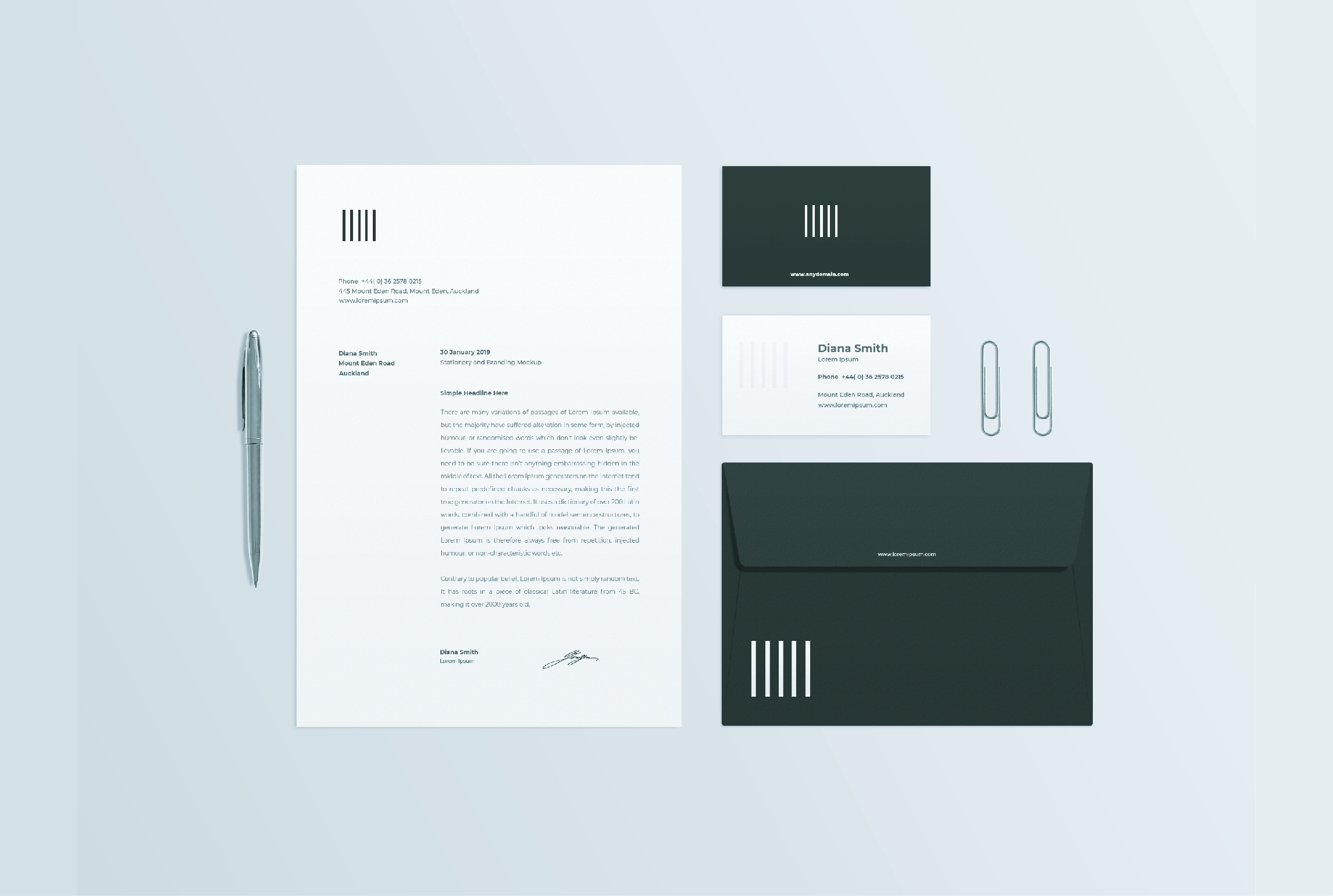 I will do complete branding or stationery design