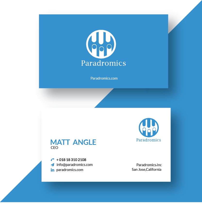 I will make minimalistic Business card design