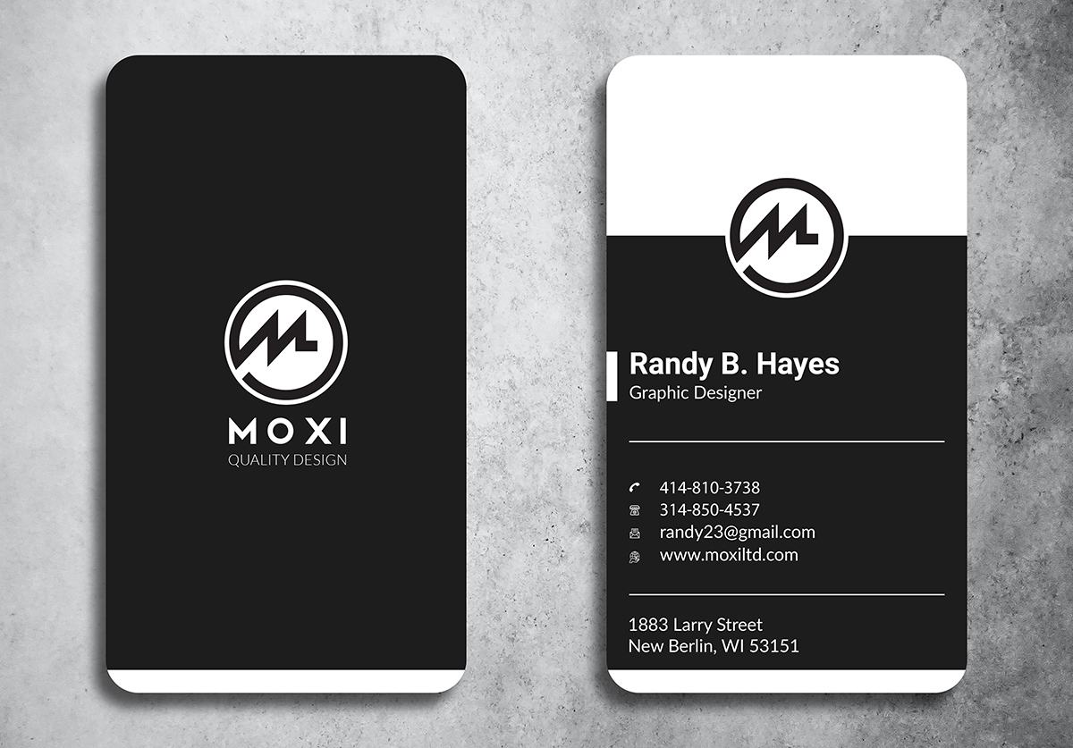 I will design professional and minimalist business card