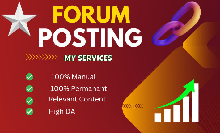 Provide 20 Forum posting SEO BackIinks On High DA/PA ...