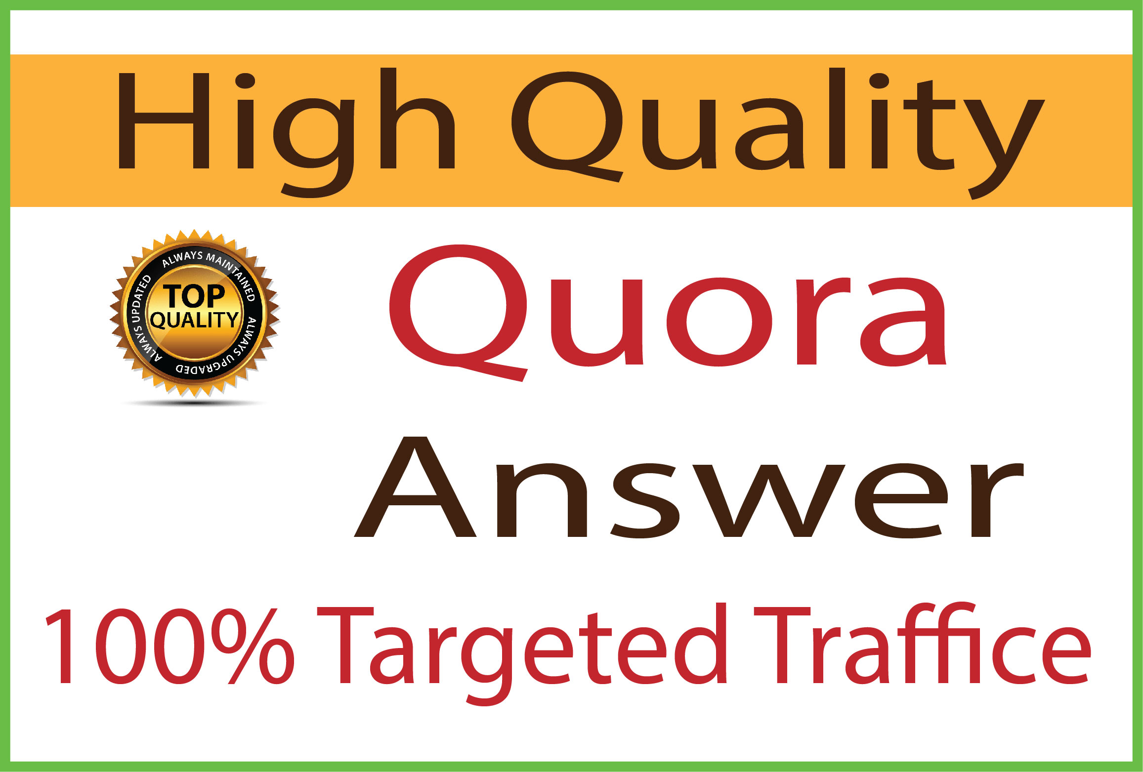 I will provide you Guaranteed targeted Traffic with 1...