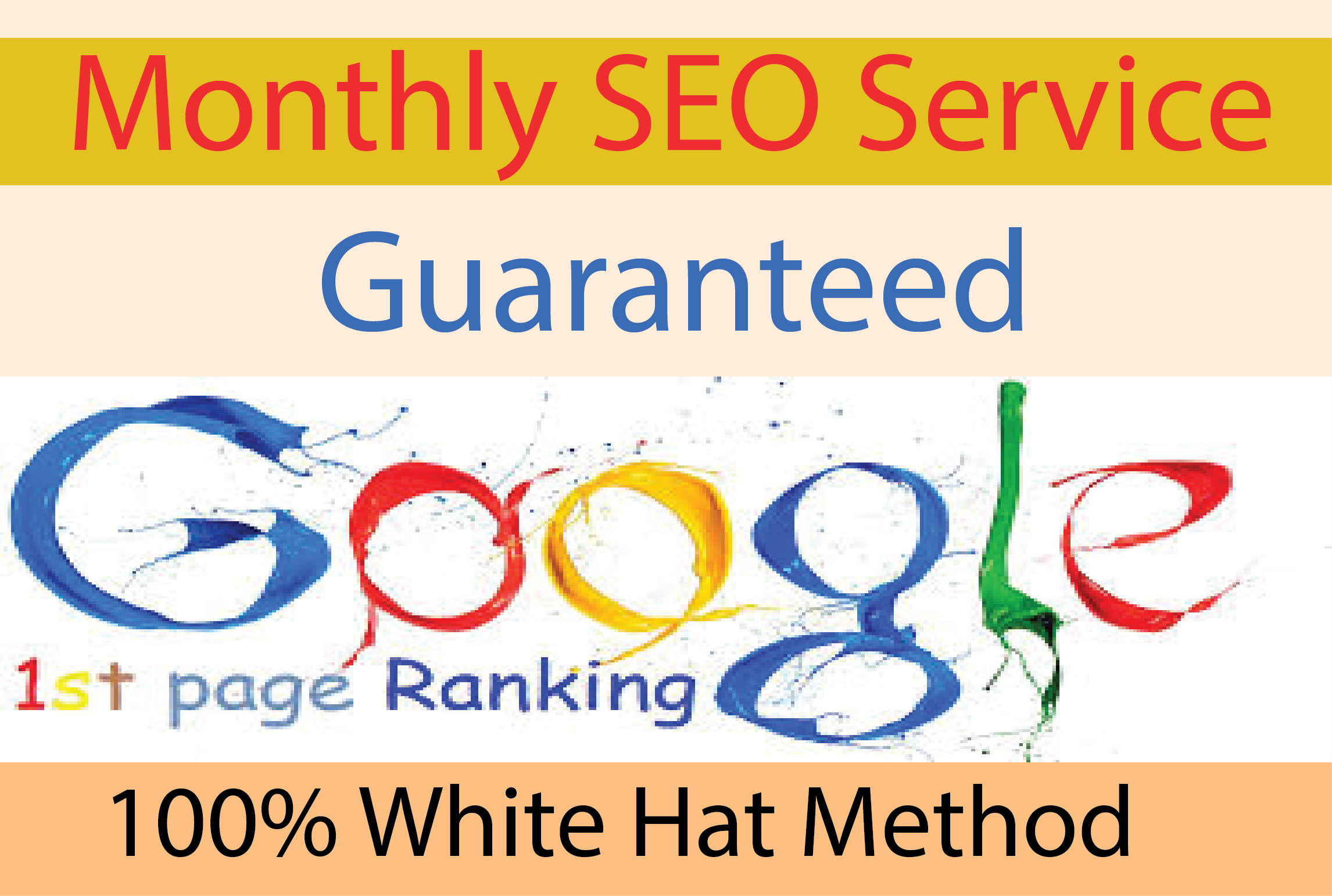 I will Provide monthly complete SEO service for your ...