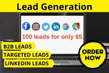 I will do 100 Targeted b2b Lead Generation Linkedin lead