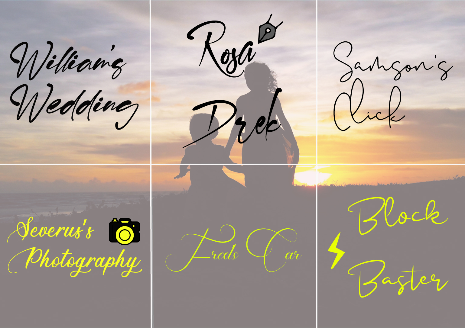 I will Design Hand Drawn and Custom Signature LOGO