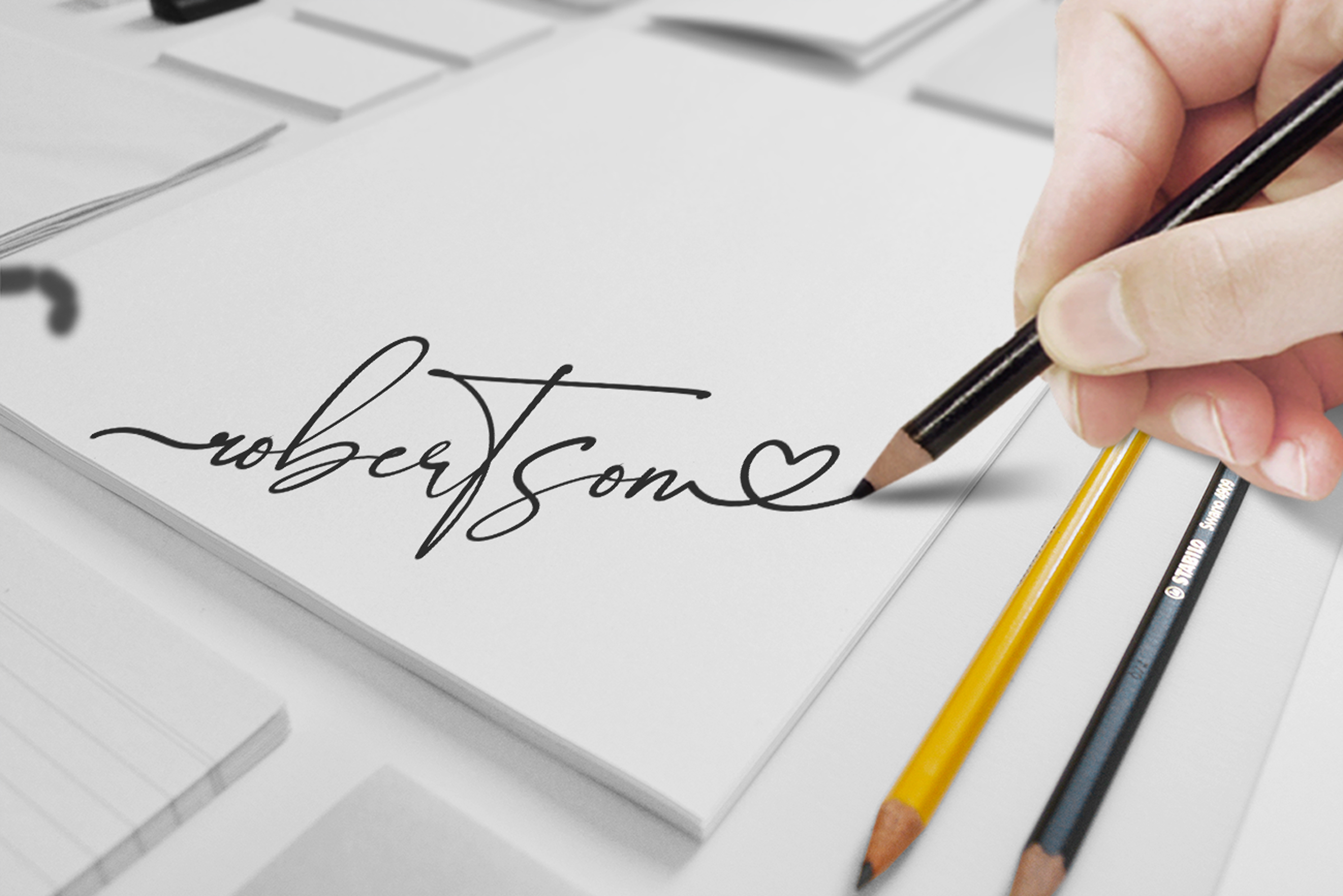 Professional elegant Signature logo, handwritten fonts or text logo