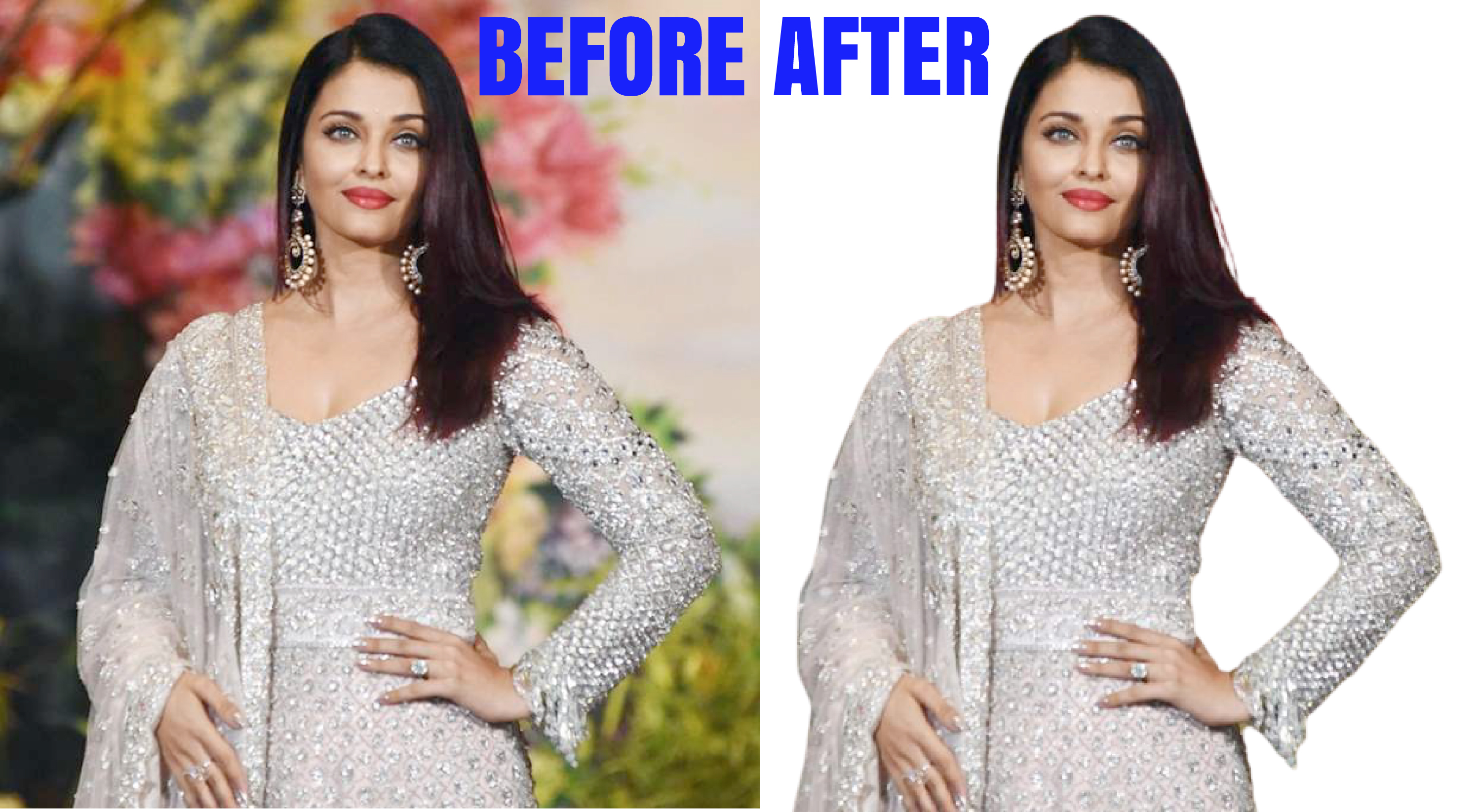 I will remove background, crop image and photoshop editing 2 images in 12 hours