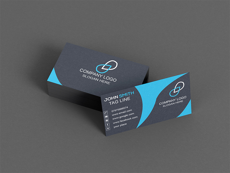 I will do professional modern minimalist business card design