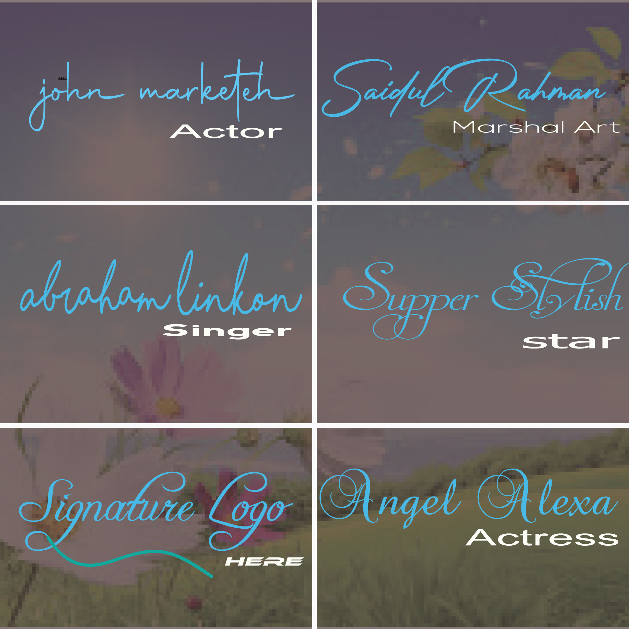 i will create any luxury signature logo or hand written within 24 hours