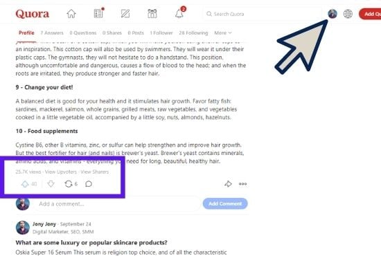 Offer 20 unique Quora Answer for getting Targeted Traffic