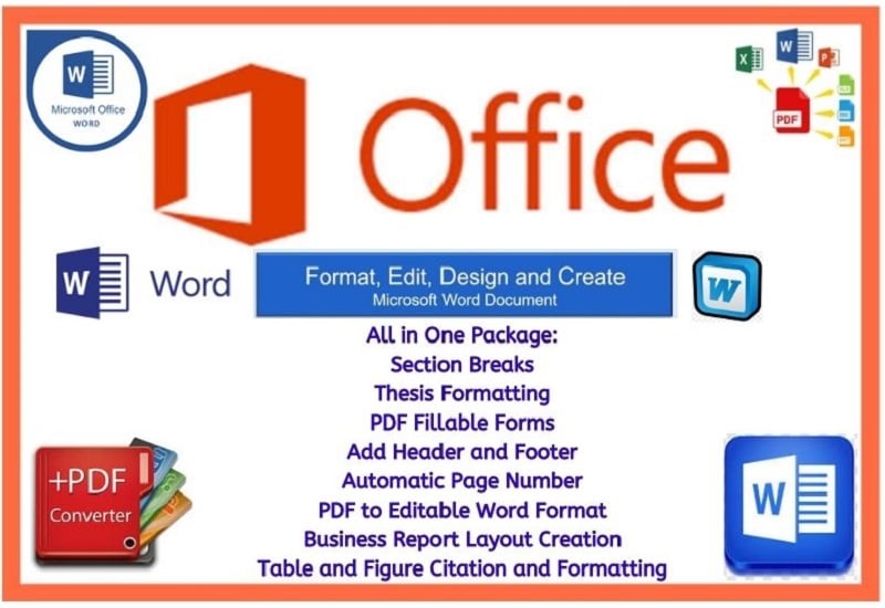 I will do Microsoft office create Microsoft Word document format, edit, design, a personal assistant